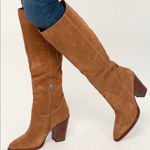 Dolce Vita Kylar brown suede knee boots 6.5